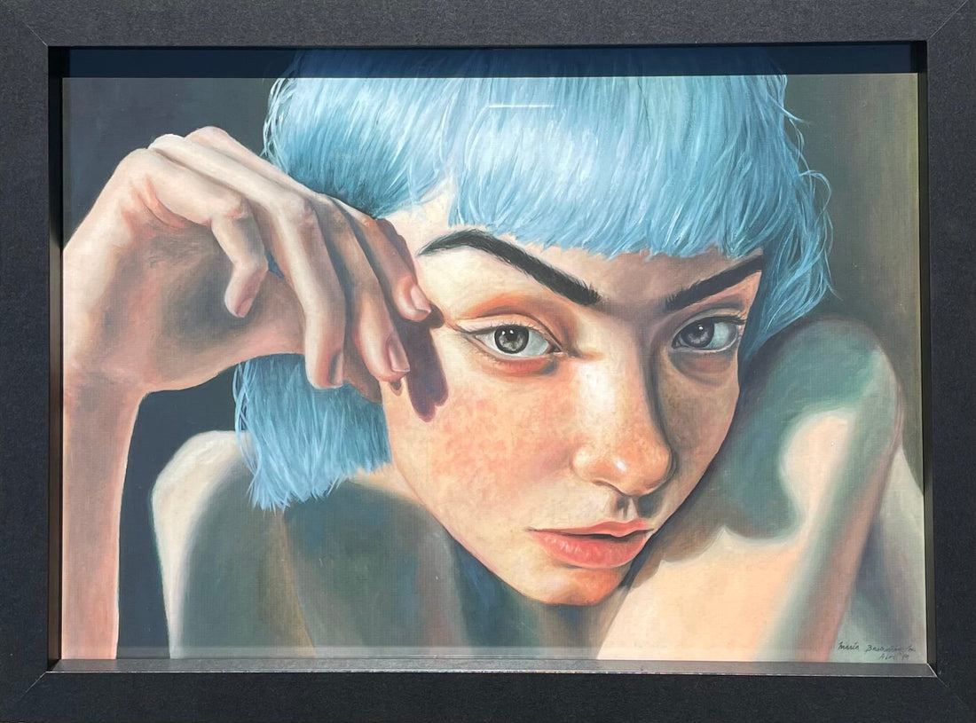 Impresión fine art en papel de algodón de pintura al óleo original