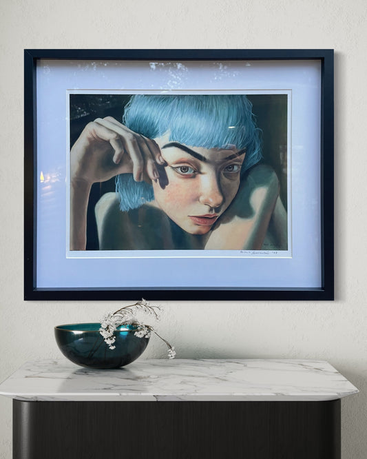 Print fine art "Alice" enmarcado 43x53cm