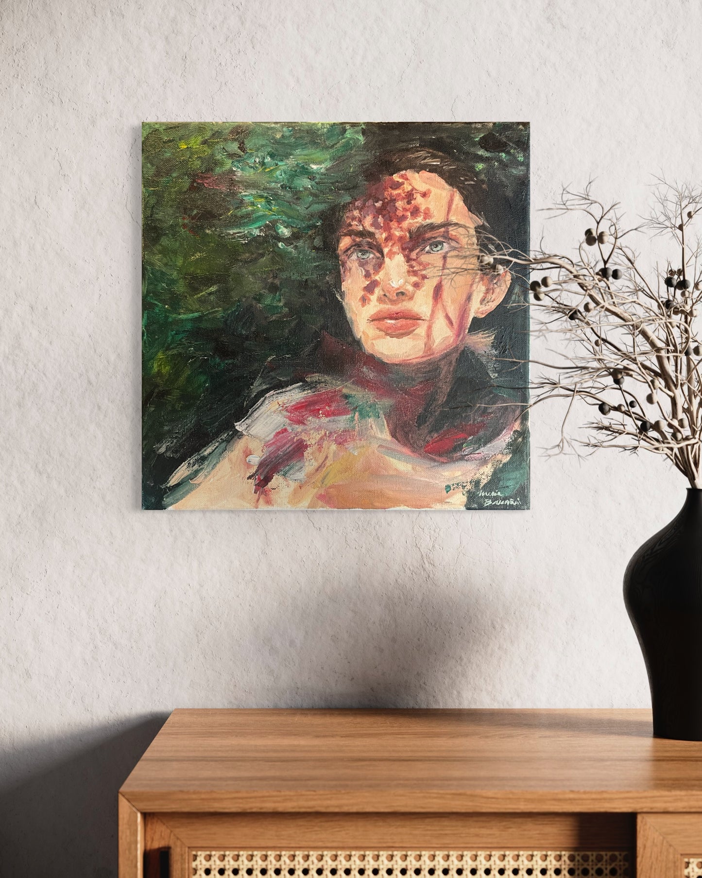 Pintura al óleo “Simbiosis”