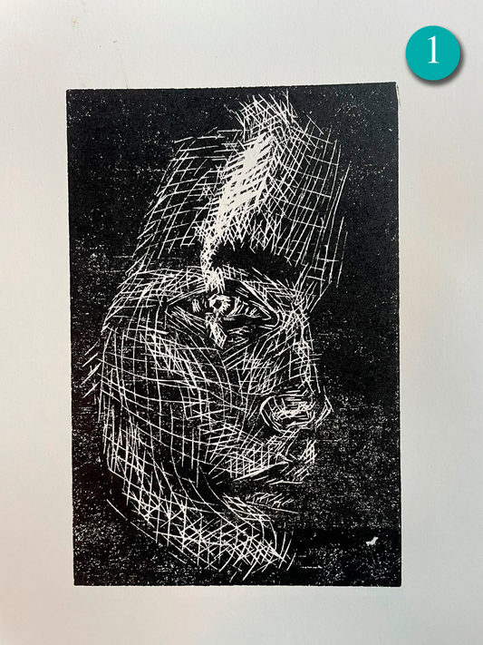 Xilografía sin nombre - Pruebas de Estado