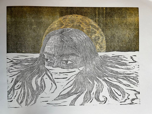 Xilografía Selene B&Y - Prueba de Estado