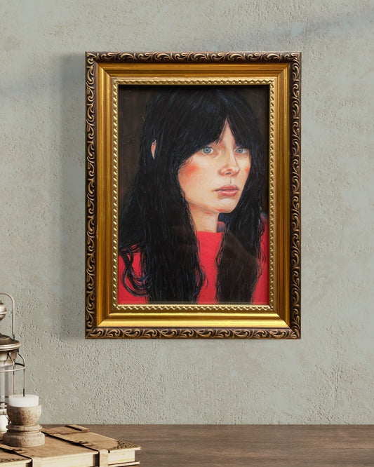 Impresión fine art "Blusa roja" - María Bascuñán