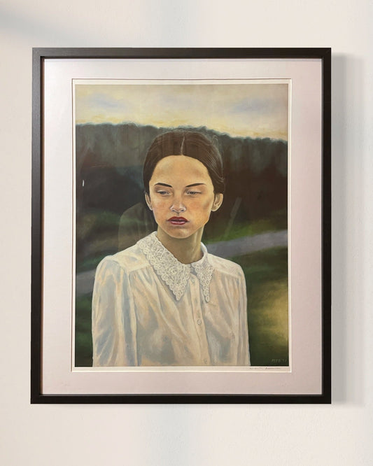 Impresión fine art "Julia" grande marco negro - María Bascuñán