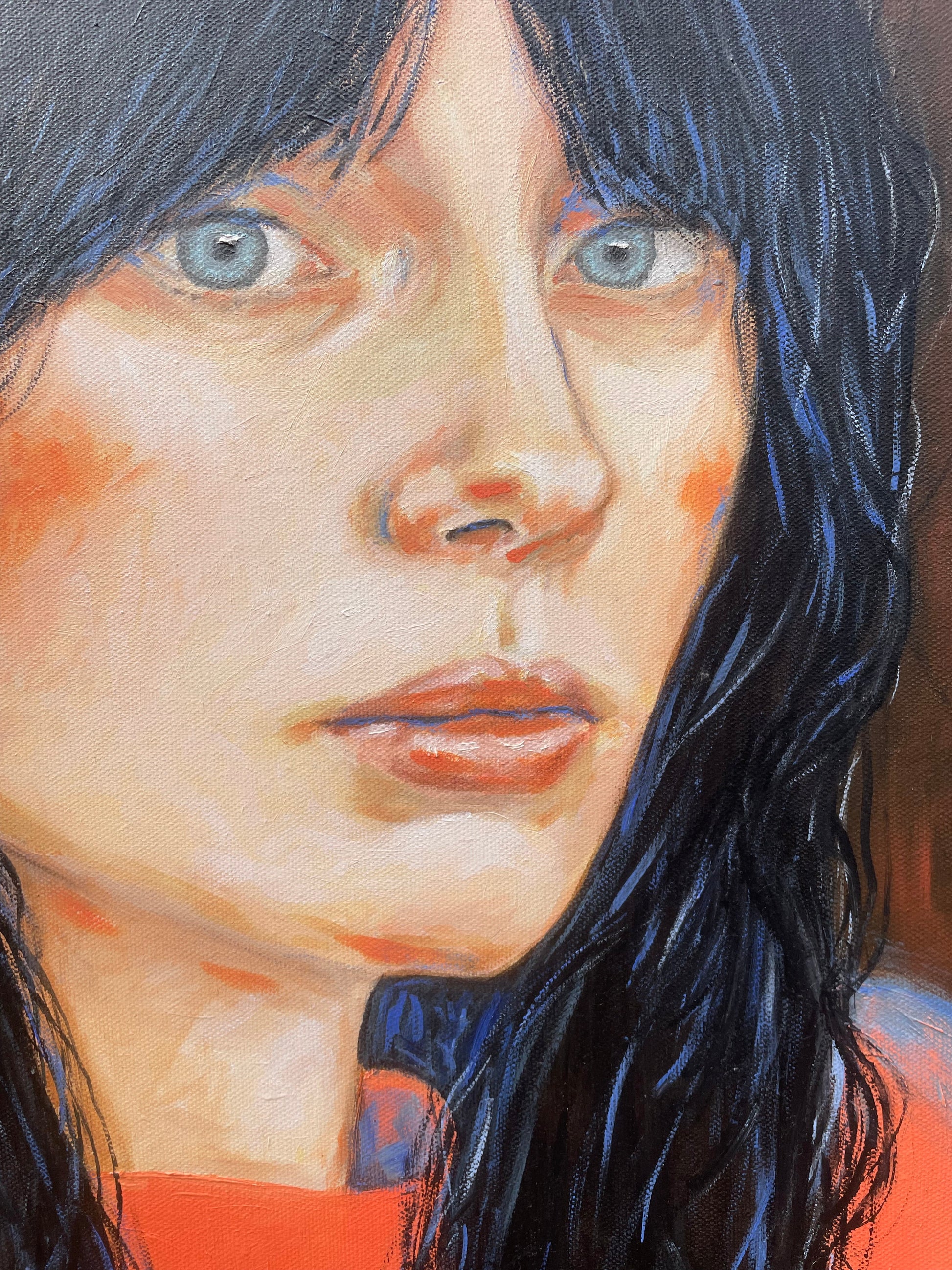 Pintura al óleo "Agnes" - María Bascuñán