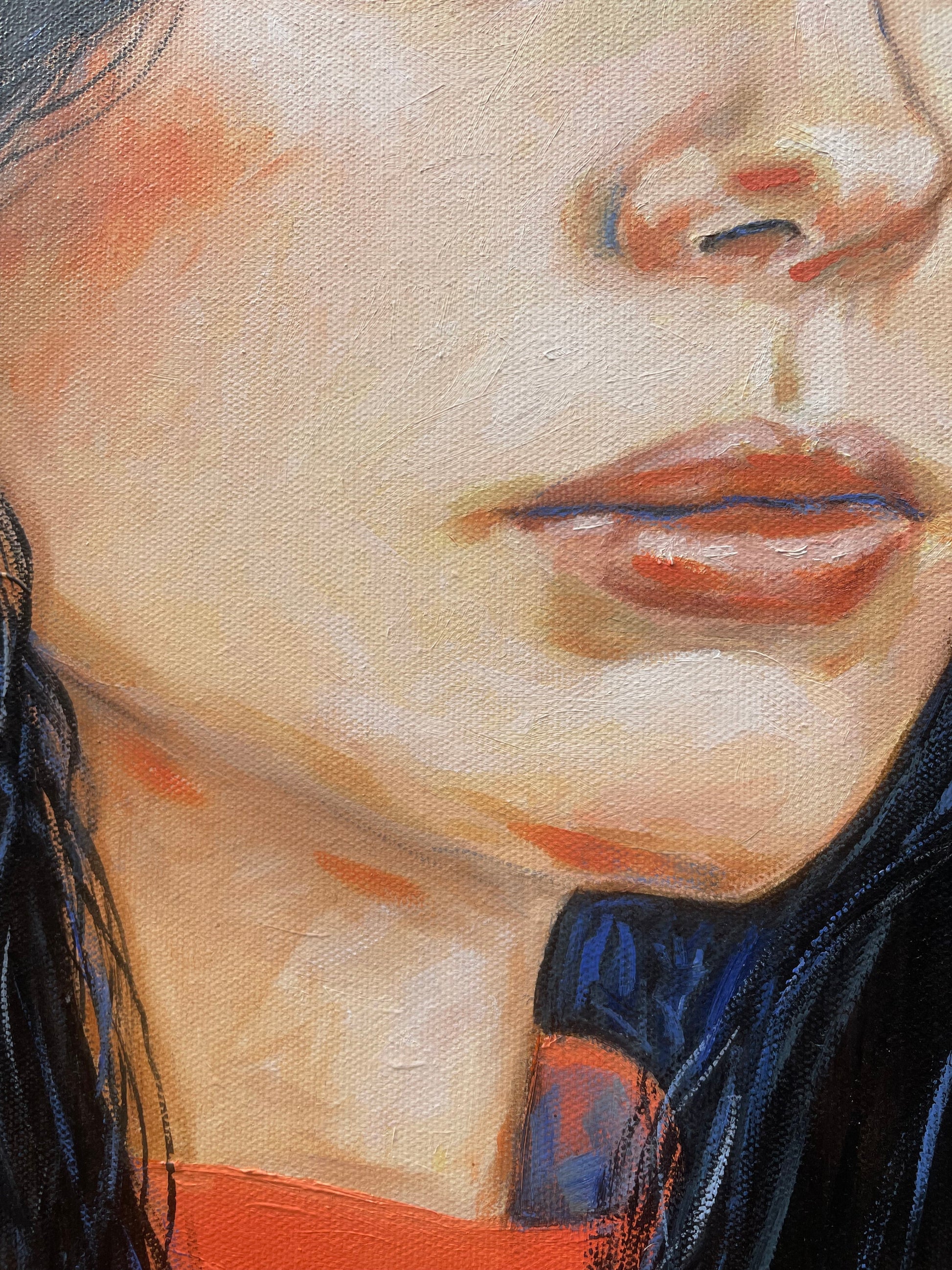 Pintura al óleo "Agnes" - María Bascuñán