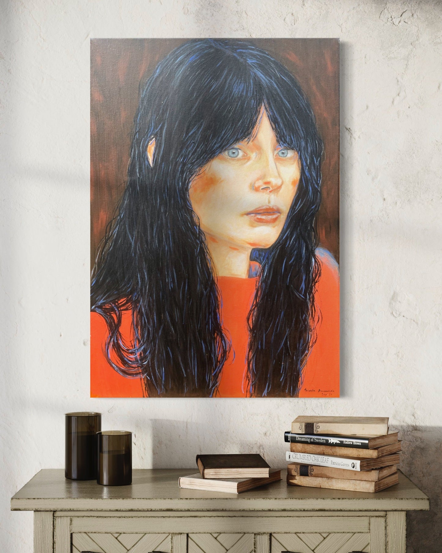 Pintura al óleo "Agnes" - María Bascuñán