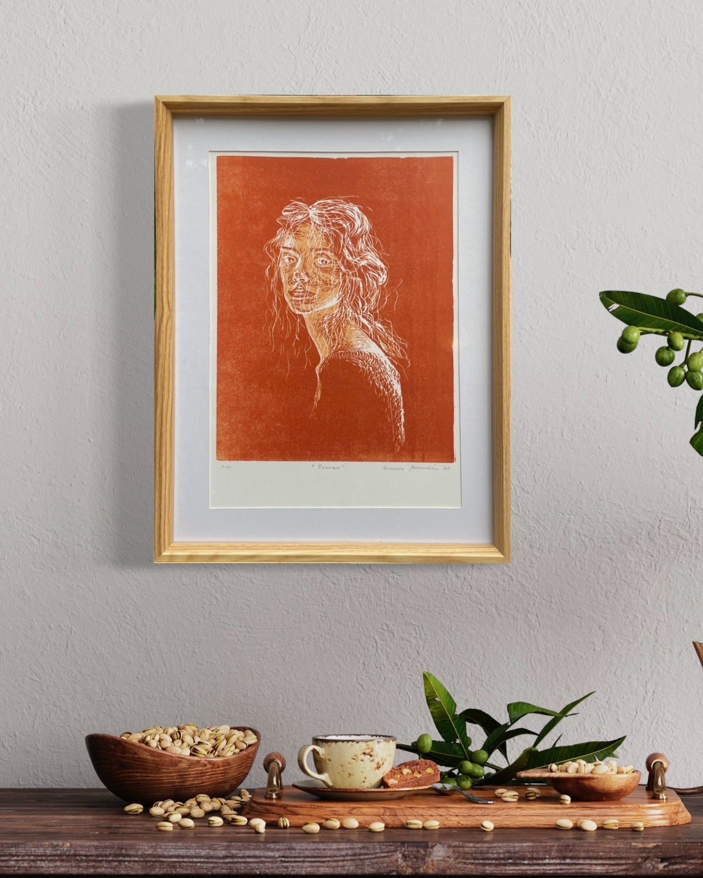 Xilografía "Ivanova" Etapa 1 - María Bascuñán