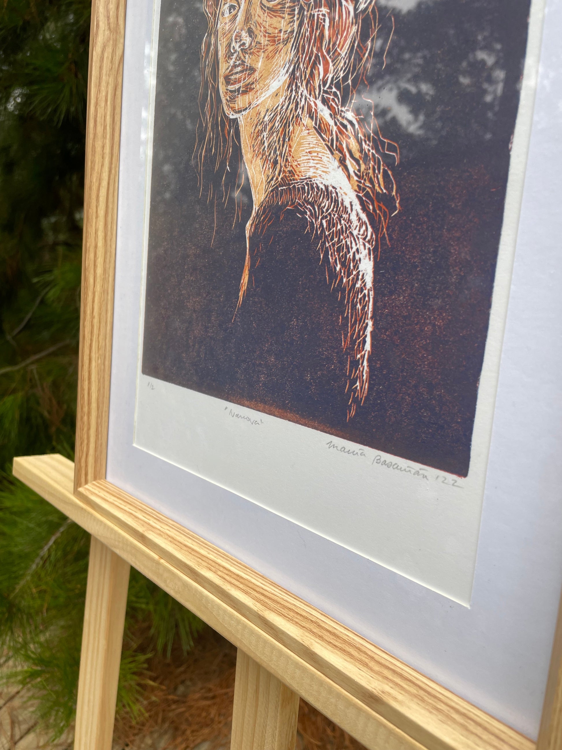 Xilografía "Ivanova" Etapa 2 - María Bascuñán