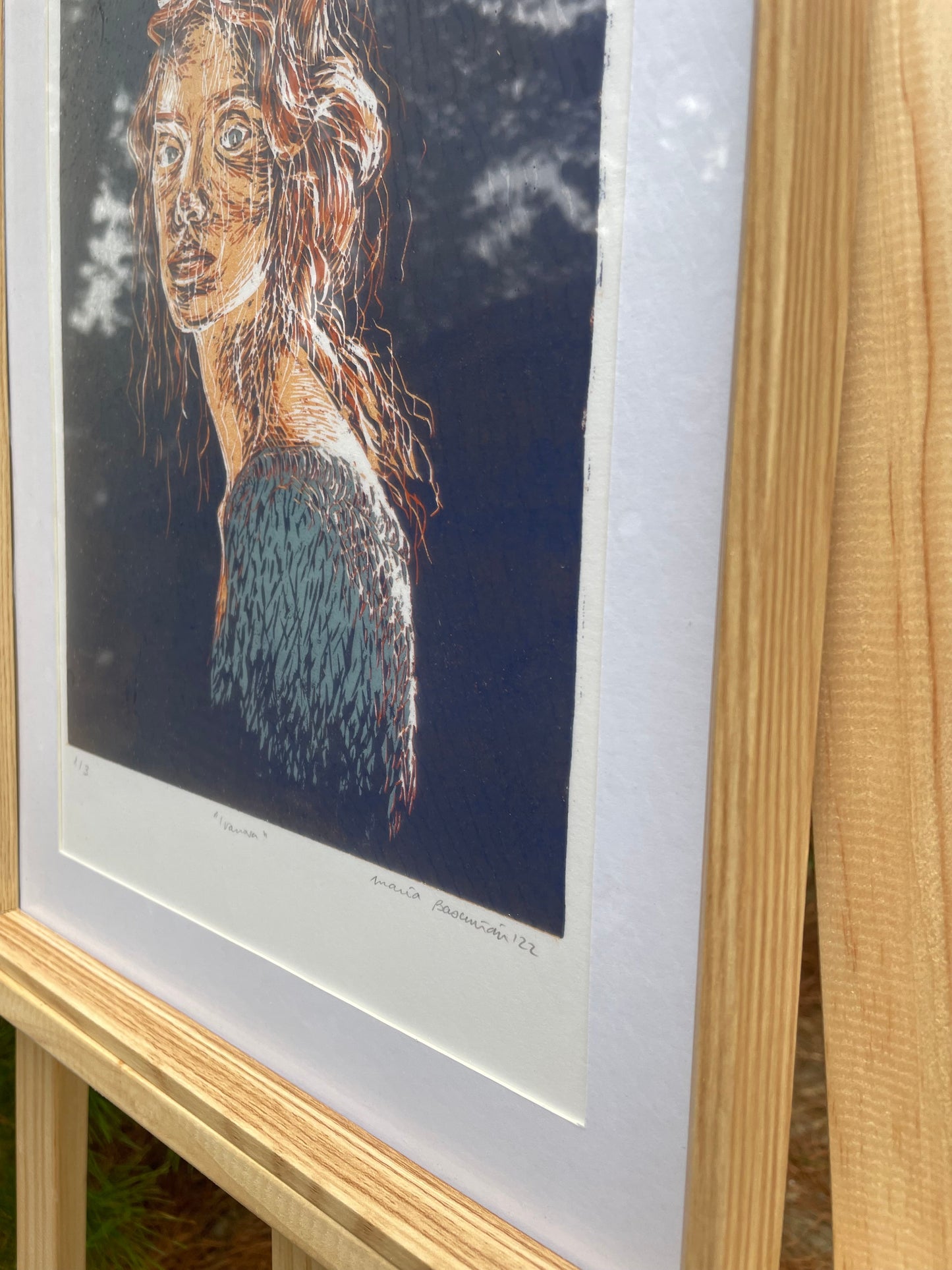 Xilografía "Ivanova" Etapa 3 - María Bascuñán