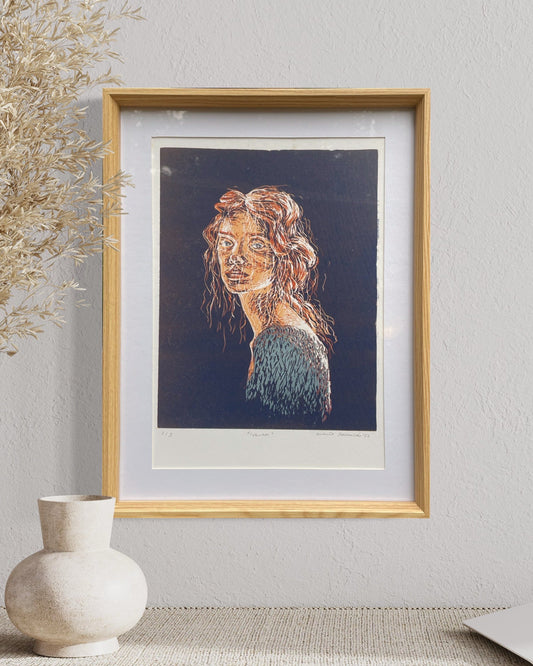 Xilografía "Ivanova" Etapa 3 - María Bascuñán