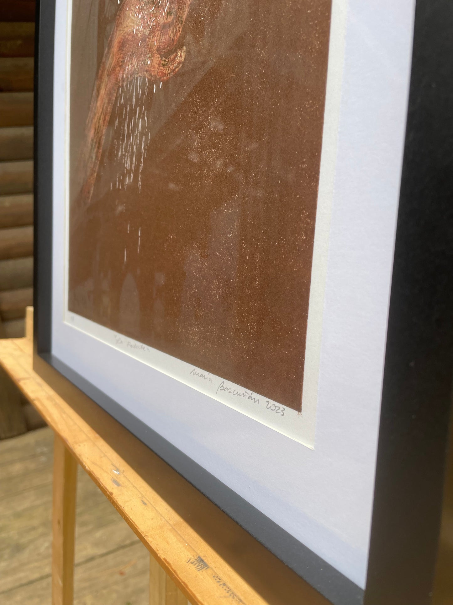 Xilografía "La Fuente" Edición Limitada - María Bascuñán